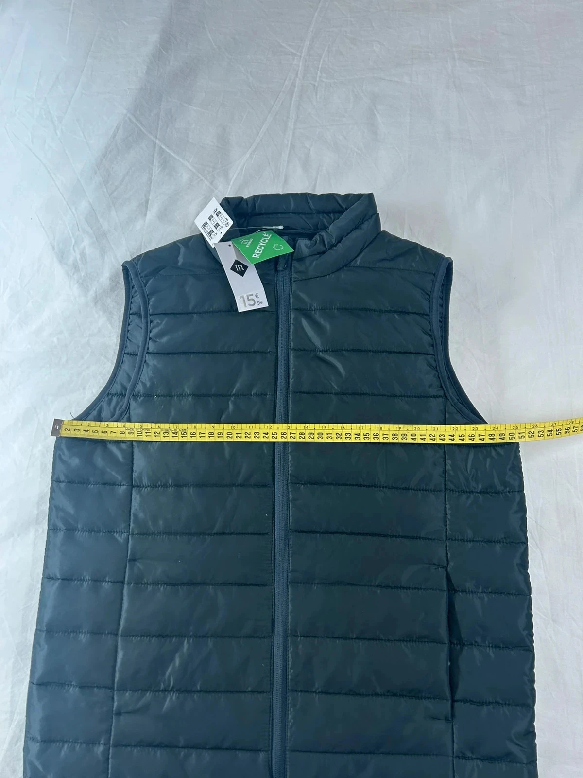 Zwarte donsvest zonder mouwen tex – photo 8
